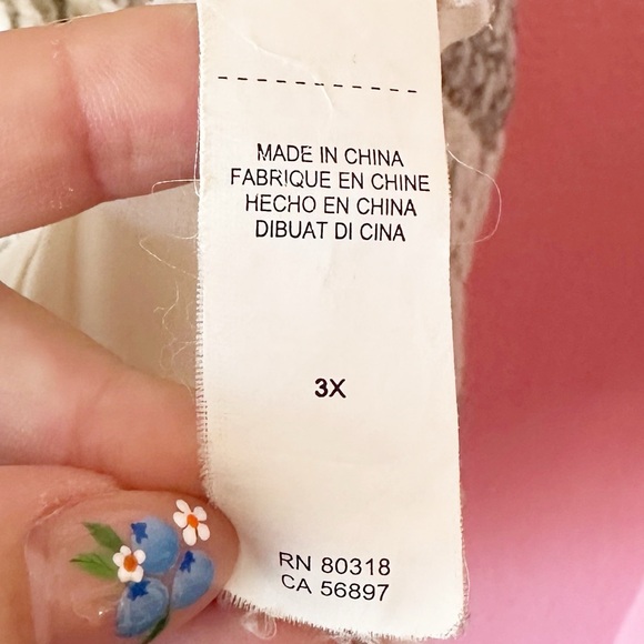 Lucky Brand Chevron Metallic Sweater 3X - Picture 7 of 10